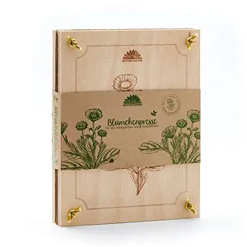 Die beste Blumenpresse Die Stadtgärtner, aus Buchenholz 190 x 250mm 2026 Test Bestseller Blumenpresse Die Stadtgärtner, aus Buchenholz 190 x 250mm