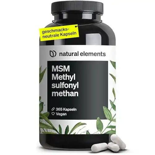 MSM-Kapseln natural elements MSM Kapseln, 365 vegane Kapseln