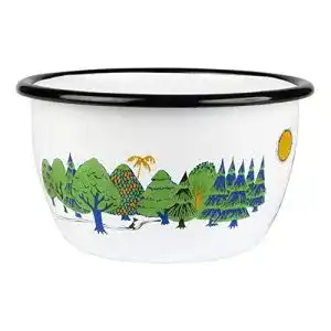 Müslischalen Muurla Mumin Schale Mumintal, 600ml, Emaille