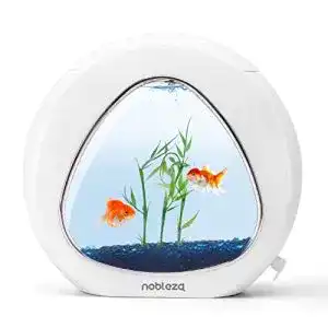 rundes Aquarium Nobleza, Nano Fischtank-Aquarium, 4 Liter
