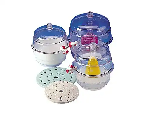 Exsikkator neoLab 2-5313 mit Hahn, Kunststoff für Platte 19 cm