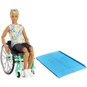 Barbie-Ken Barbie GWX93 Ken Puppe mit Rollstuhl und Rampe