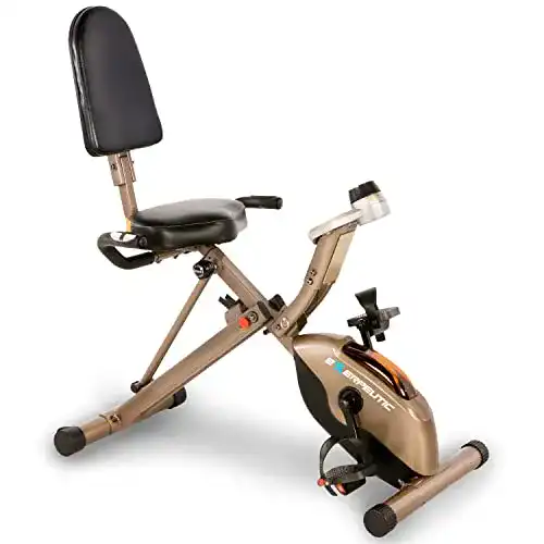 Ergometer EXERPEUTIC GOLD 525XLR Klappbarer Liege-Heimtrainer