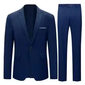 Anzug Herren Allthemen Anzüge Slim Fit 2 Teilig Business