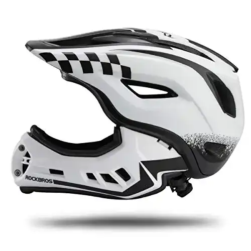 Die beste Kinderhelm mit Kinnschutz ROCKBROS Downhill Helm, stoßfest 2026 Test Bestseller Kinderhelm mit Kinnschutz ROCKBROS Downhill Helm, stoßfest