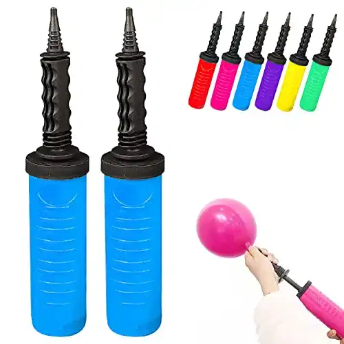Luftballonpumpe Fenxyo Ballonpumpe, 2er-Pack, manueller Inflator