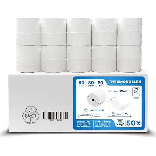Kassenrolle TK THERMALKING Thermorollen 80mm x 80mm x 12mm