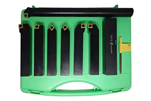 Drehmeißel paulimot Set mit Wendeplatten, 20 mm, 7-teilig