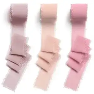 Schleifenband CHUQING 3 Rollen Geschenkband Chiffonband