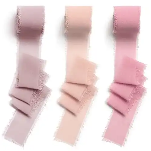 Schleifenband CHUQING 3 Rollen Geschenkband Chiffonband