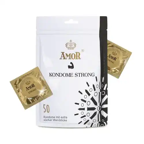 Amor-Kondom AMOR “Strong” 50er Pack Premium Kondome