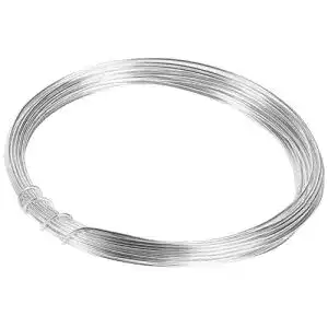 Silberdraht mumbi 30756 1mm Silber 10m Basteldraht 1m, 10 M