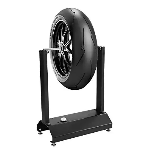 Auswuchtbock COSTWAY Auswuchtgerät für Motorradräder, Motorradreifen Felgenauswuchtmaschine