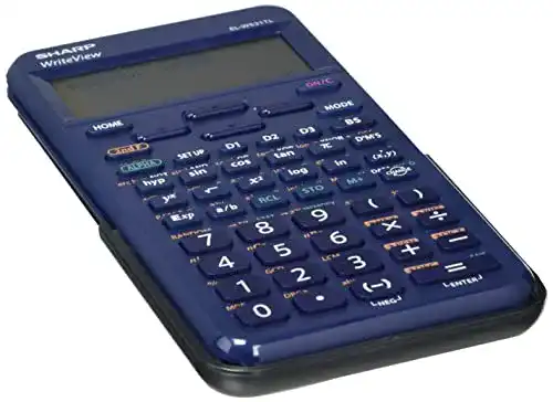 Sharp-Taschenrechner SHARP EL-W531 TL BL, Schulrechner, blau