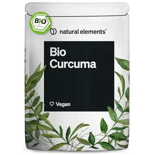 Bio-Kurkuma-Pulver natural elements Bio Curcuma Pulver 1Kg