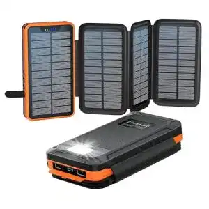 Solar-Powerbank elzle Solar Powerbank 26800mAh, 2 USB