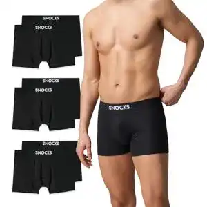 Boxershorts Snocks Herren (6er Pack) Anti Loch Garantie
