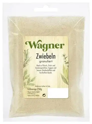 Die beste Zwiebelpulver Wagner Gewürze Zwiebeln granuliert, 250 g 2026 Test Bestseller Zwiebelpulver Wagner Gewürze Zwiebeln granuliert, 250 g