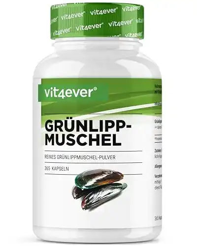 Die beste Grünlippmuschel-Kapseln Vit4ever Grünlippmuschel - 365 Kapseln 2026 Test Bestseller Grünlippmuschel-Kapseln Vit4ever Grünlippmuschel – 365 Kapseln
