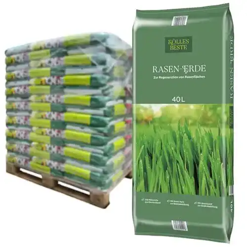 Rasenerde Kölle’s Beste! torfreduziert, 1200 Liter gesamt, 30 Sack
