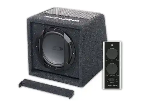 Alpine-Subwoofer Alpine SWE-815 Auto-Soundsystem schwarz