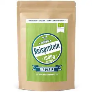Reisprotein Maskelmän 80%, extrafein, Bio, 1000g