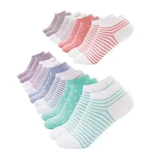 Damensocken FOOTNOTE 10 Paar Sneaker Socken mit Softbund