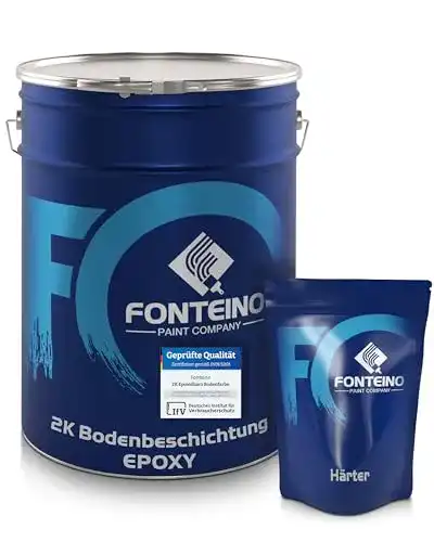 Betonbodenfarbe Fonteino 2K Epoxidharz Bodenbeschichtung Bodenfarbe