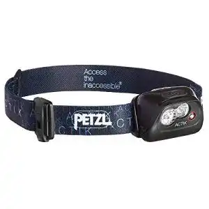 Petzl-Stirnlampe PETZL Erwachsene Actik Stirnlampe, Schwarz