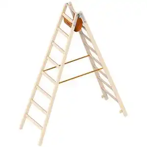 Holzstehleiter LAYHER 2×8 Sprossen