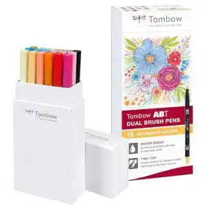 Filzstifte Tombow ABT-18P-2 Fasermaler Dual Brush Stift, 18er Set
