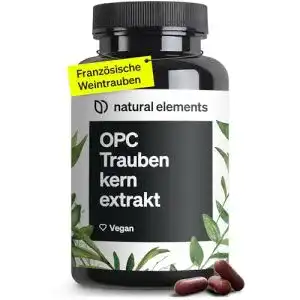 OPC natural elements Traubenkernextrakt, 240 Kapseln