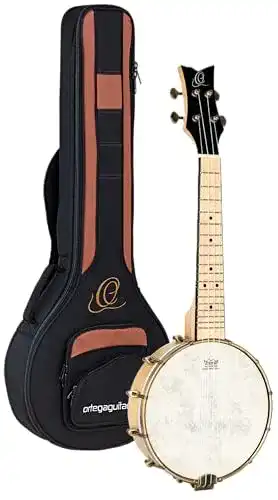 Banjolele Ortega Guitars ORTEGA Series 4 String – + Gigbag