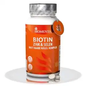 Biotin BIOMENTA hochdosiert mit 12.500 mcg, 365 Tabletten