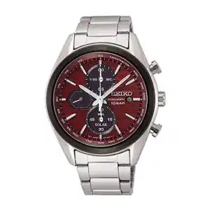 Seiko-Chronograph Seiko Herren-Uhr Quarz Edelstahl