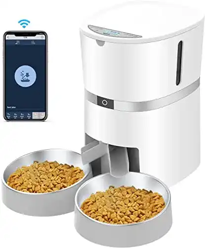 Futterautomat für 2 Katzen WellToBe Smart Futterautomat Katze