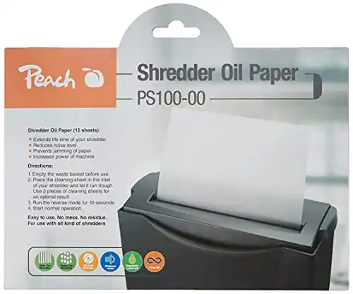 Ölpapier Peach PS100-00 Aktenvernichter Service Kit | 12 e