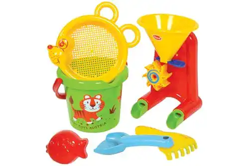 Die beste Sandkasten-Spielzeug GOWI 558-39 Sand Set Tiger, 6teilig 2026 Test Bestseller Sandkasten-Spielzeug GOWI 558-39 Sand Set Tiger, 6teilig