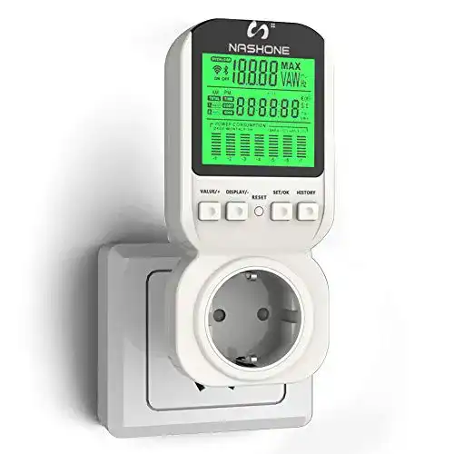 Energiemessgerät NASHONE Energiekostenmesser, Stromzähler