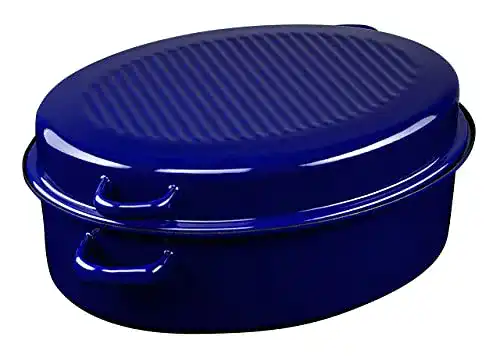 Gänsebräter Riess  Riess, 0442-012, oval mit Deckel, 9,0 Liter