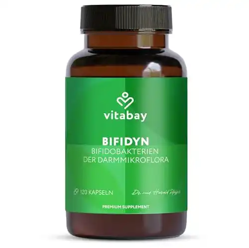 Die beste Bifidobakterien vitabay Bifidyn, biotisch, 120 vegane Kapseln 2026 Test Bestseller Bifidobakterien vitabay Bifidyn, biotisch, 120 vegane Kapseln