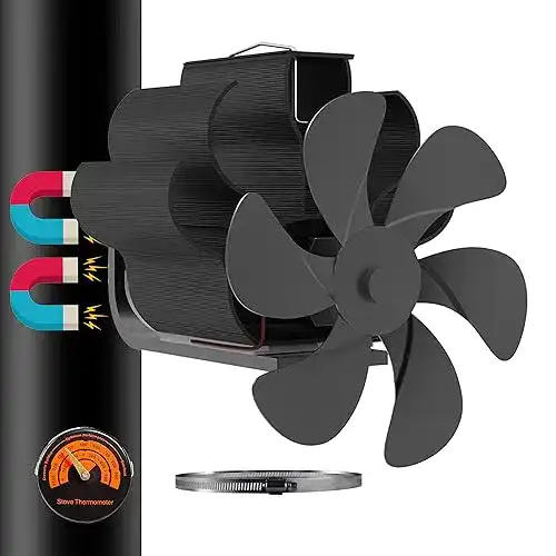 Ofenrohr-Ventilator (magnetisch) KOPBTBOY Kaminventilator