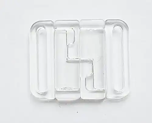 Bikiniverschluss Großhandel für Schneiderbedarf transparent 20 mm