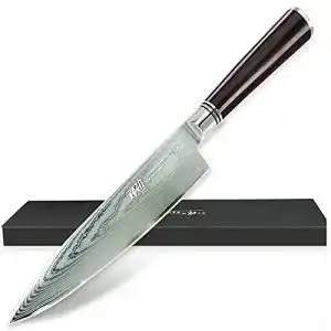 Damast-Küchenmesser UK-S Art Hochwertiges Damast 20 cm