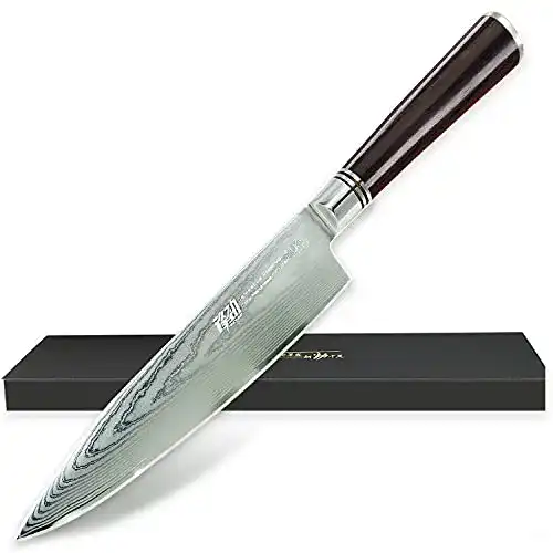 Damast-Küchenmesser UK-S Art Hochwertiges Damast 20 cm