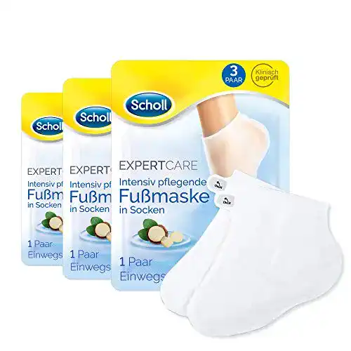 Fußmaske Scholl EXPERTCARE Intensiv pflegende in Socken 3 Paar