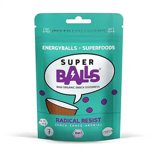 Energy Ball Superballs Raw Organic Snack Goodness Superballs