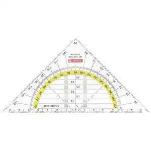 Geodreieck Brunnen 104975401 Geometrie-Dreieck, 16 cm
