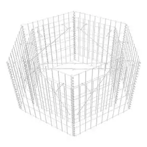 Gabionen-Hochbeet vidaXL Gabione Hochbeet 100x90x50cm