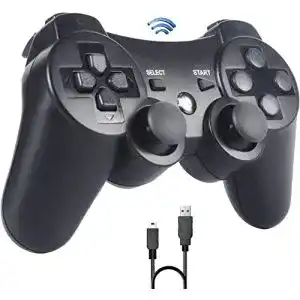 PS3-Controller Sefitopher Wireless Controller, Ladekabel